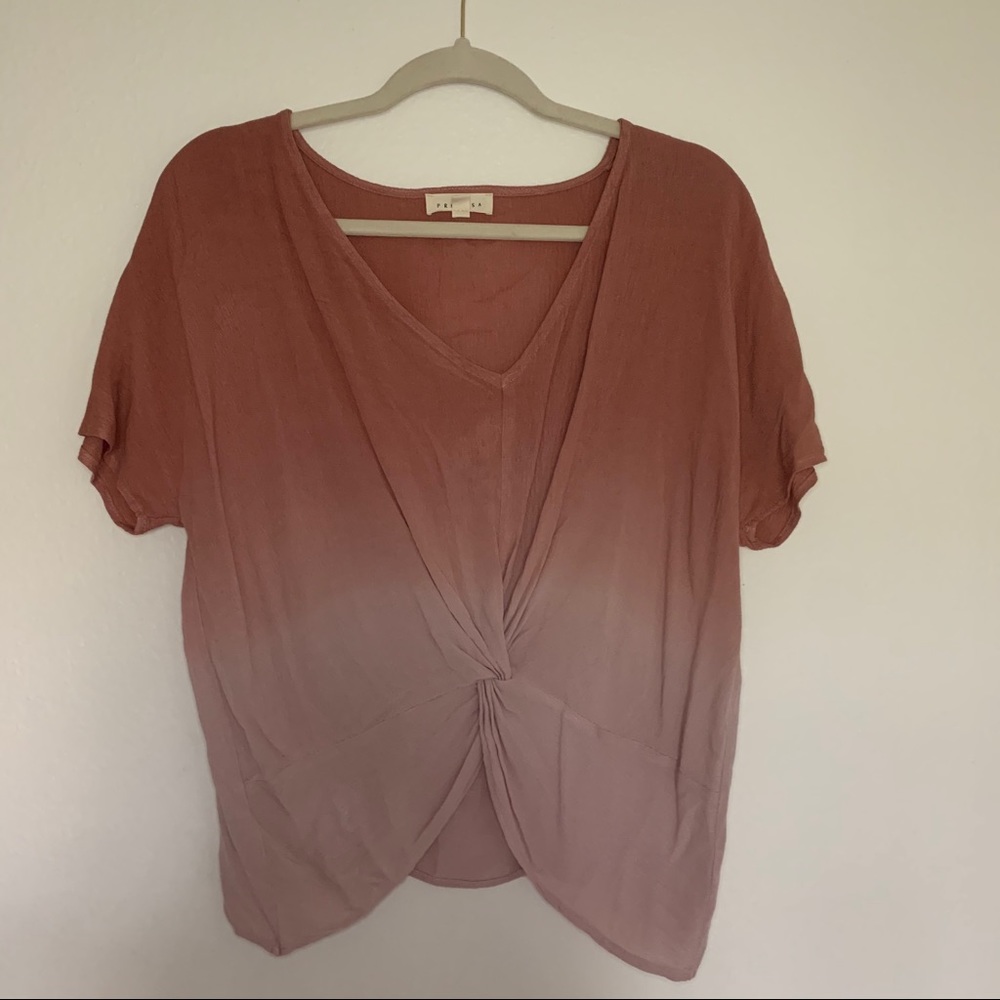 PINK OMBRÉ TOP